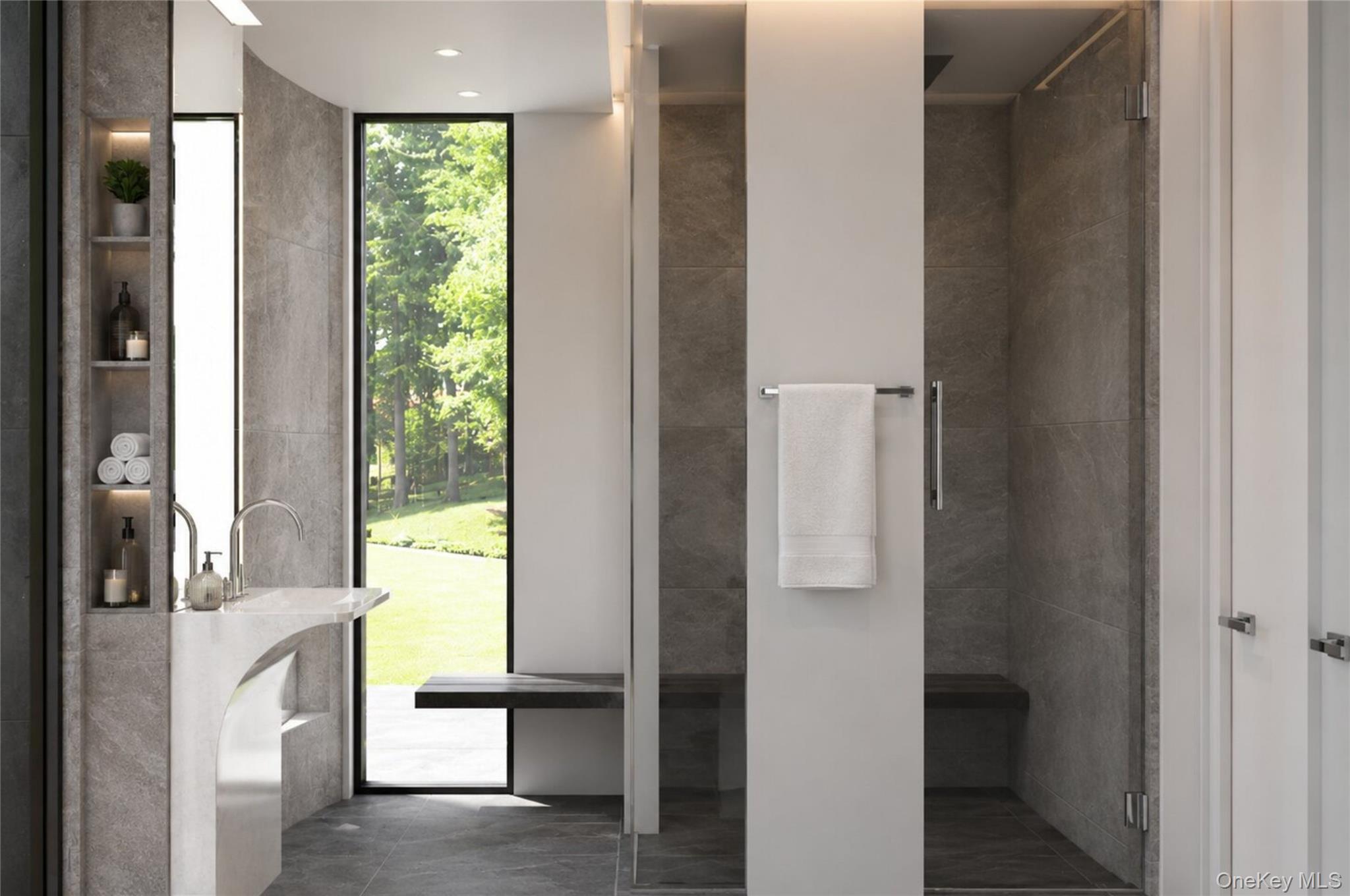 2164 Boston Post Road Larchmont, NY 10538 - Photo 18 of 29 En-suite primary bathroom with radiant floors.