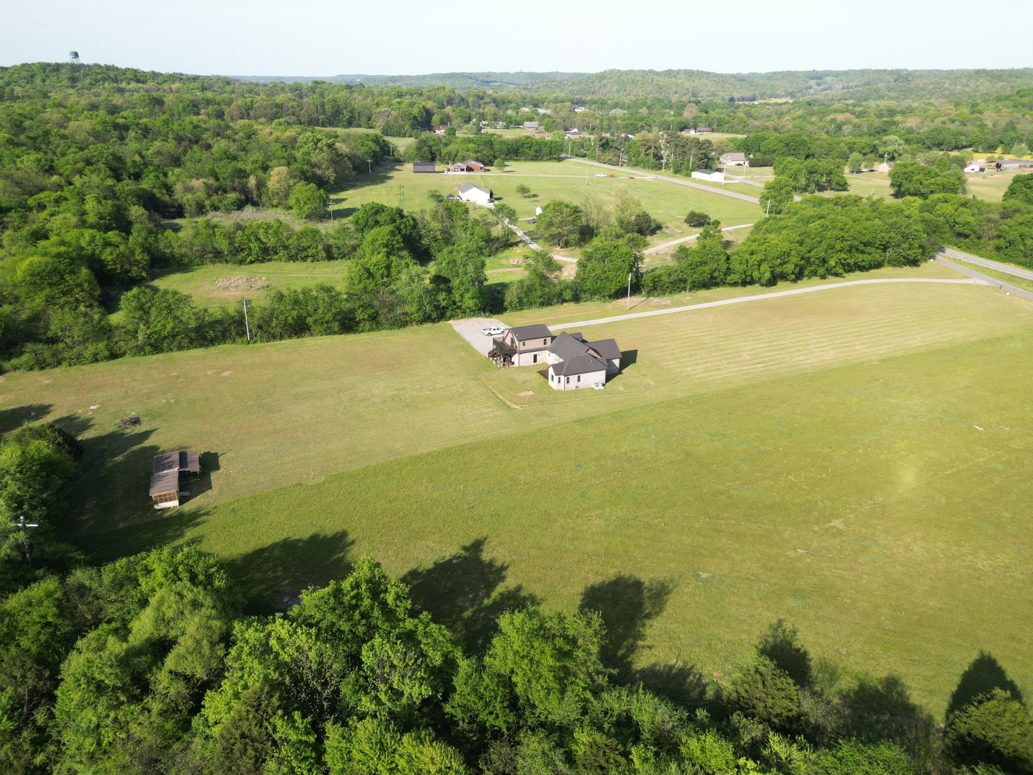 28 Henderson Road Lynchburg, TN 37352 - Photo 13 of 87 an aerial view of a houses with a yard