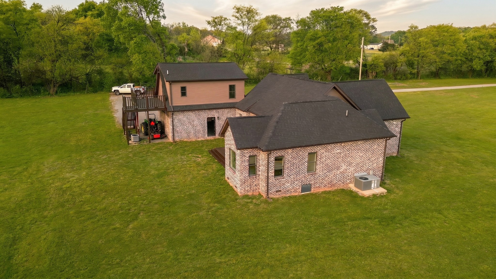 28 Henderson Road Lynchburg, TN 37352 - Photo 17 of 87 an aerial view of a house with a garden
