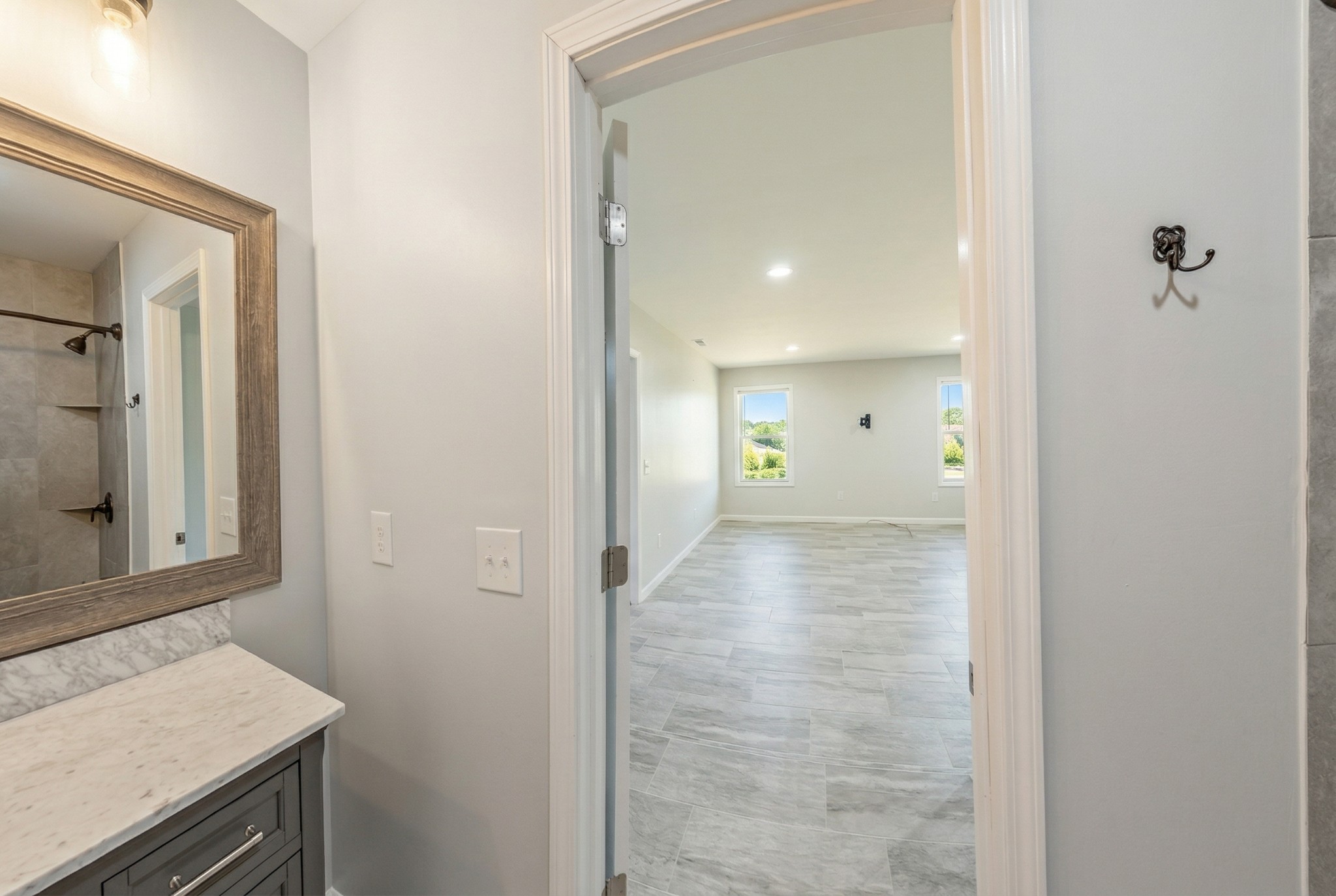 28 Henderson Road Lynchburg, TN 37352 - Photo 68 of 87 a bathroom with a sink and a mirror