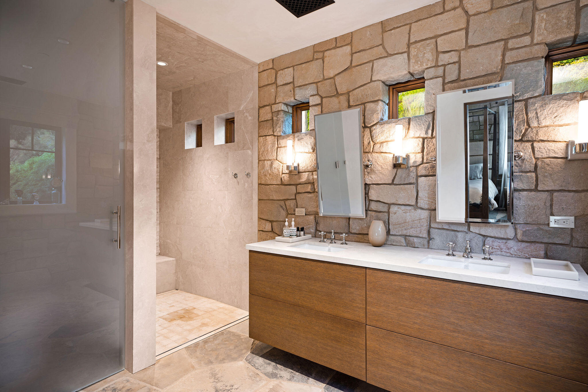 1074 Cold Spring Road Montecito, CA 93108 - Photo 14 of 20 Guest House Bathroom