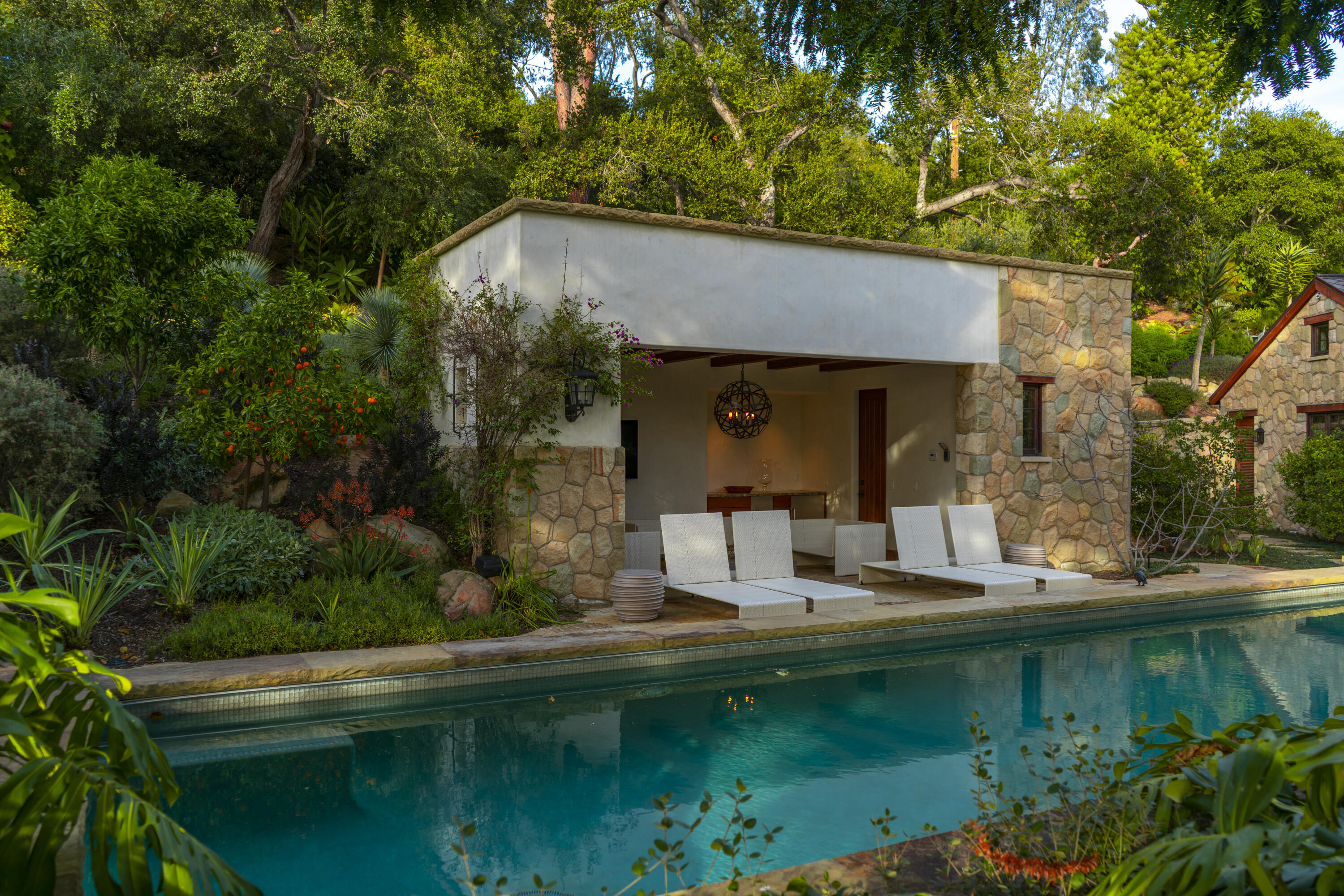 1074 Cold Spring Road Montecito, CA 93108 - Photo 19 of 20 Pool & Cabana