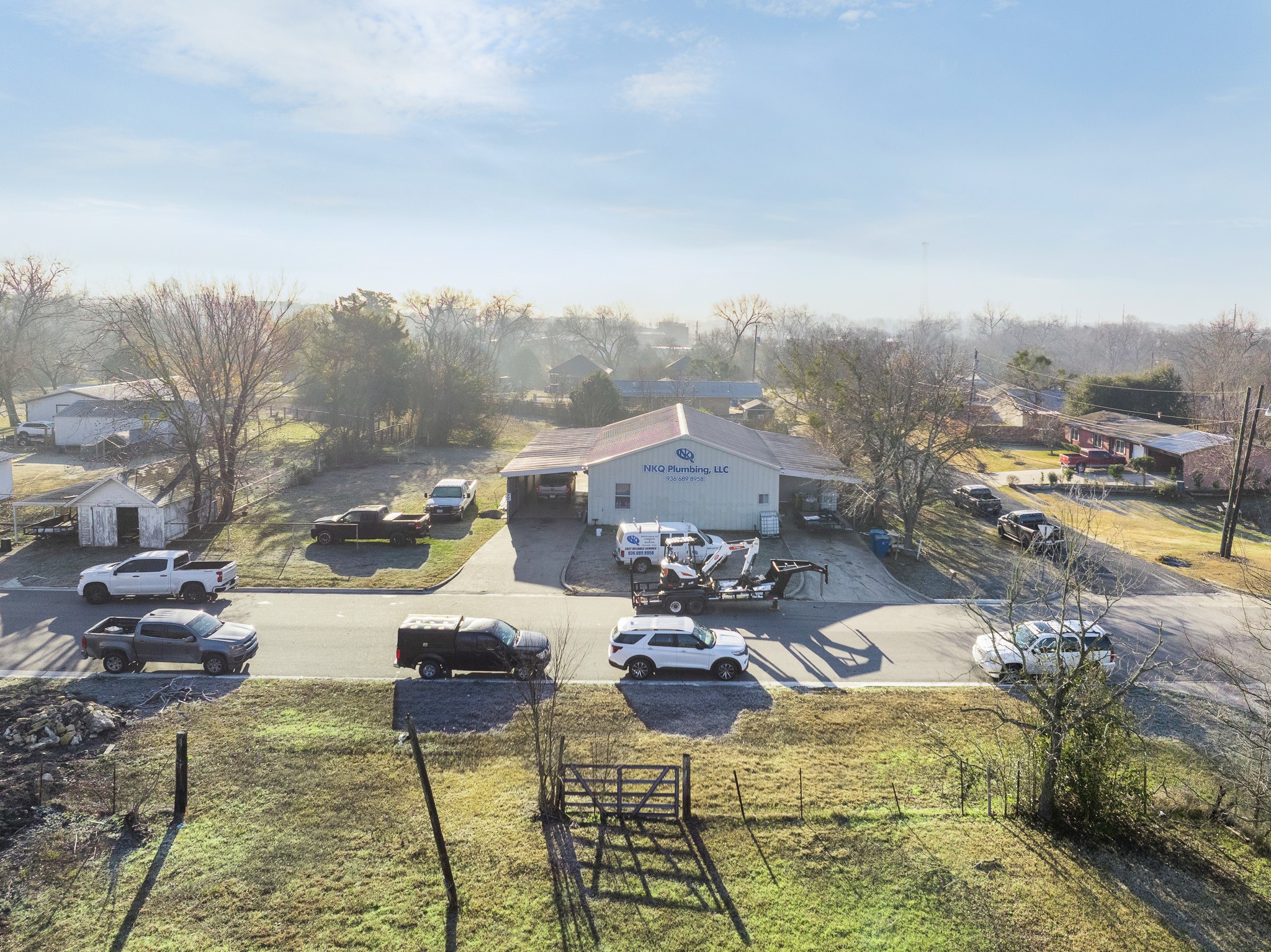 217 West W Hill Navasota, TX 77868 - Photo 18 of 21 a view of a lake with outside dining space