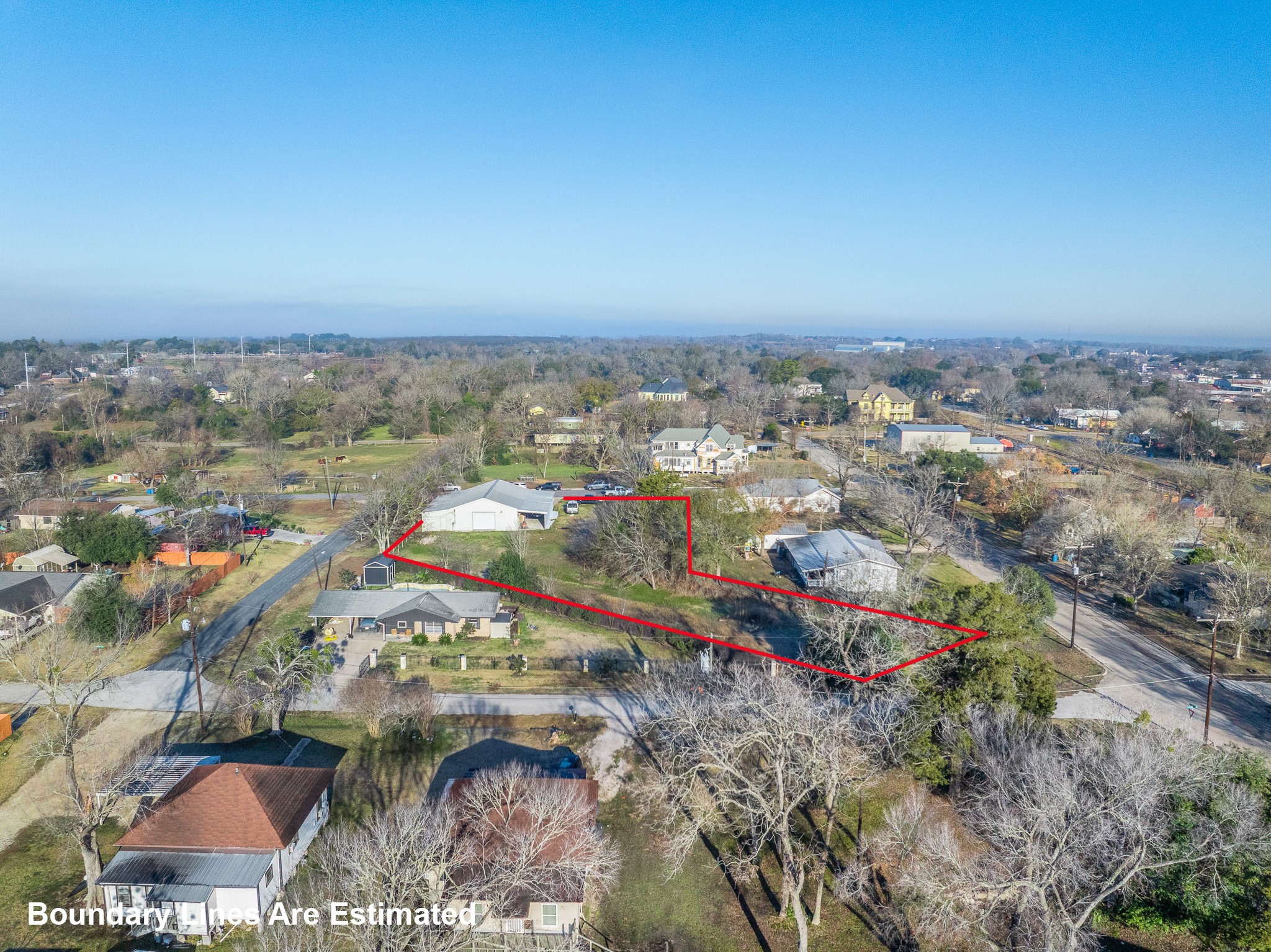 217 West W Hill Navasota, TX 77868 - Photo 20 of 21 an aerial view of a city