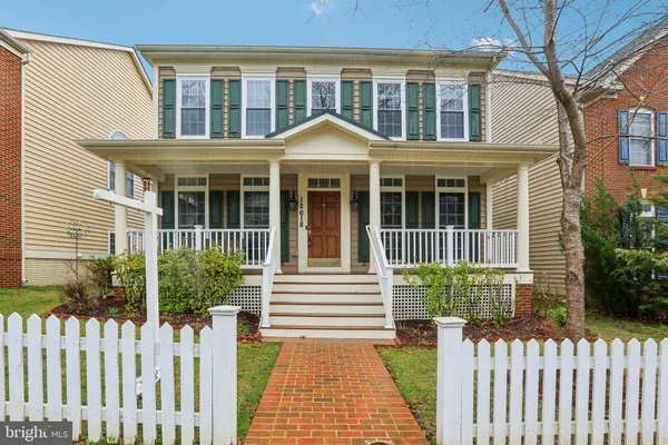 a house view with a garden