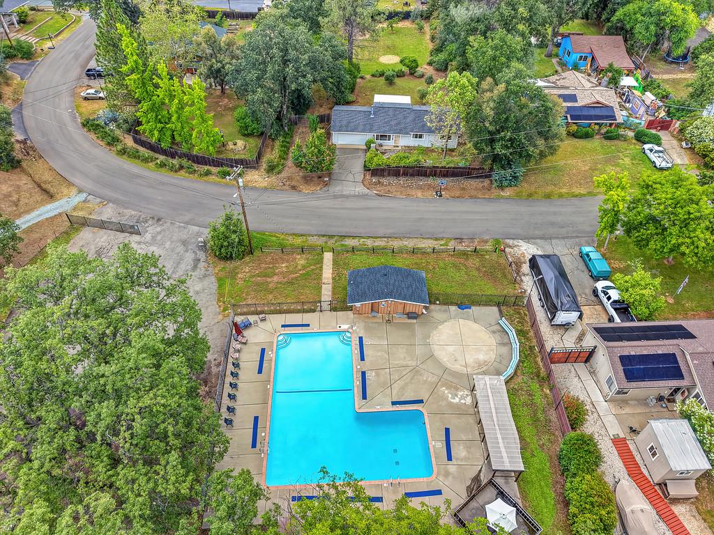 6689 Rhodes Avenue Placerville, CA 95667 - Photo 4 of 60 an aerial view of a house with outdoor space pool seating area and yard