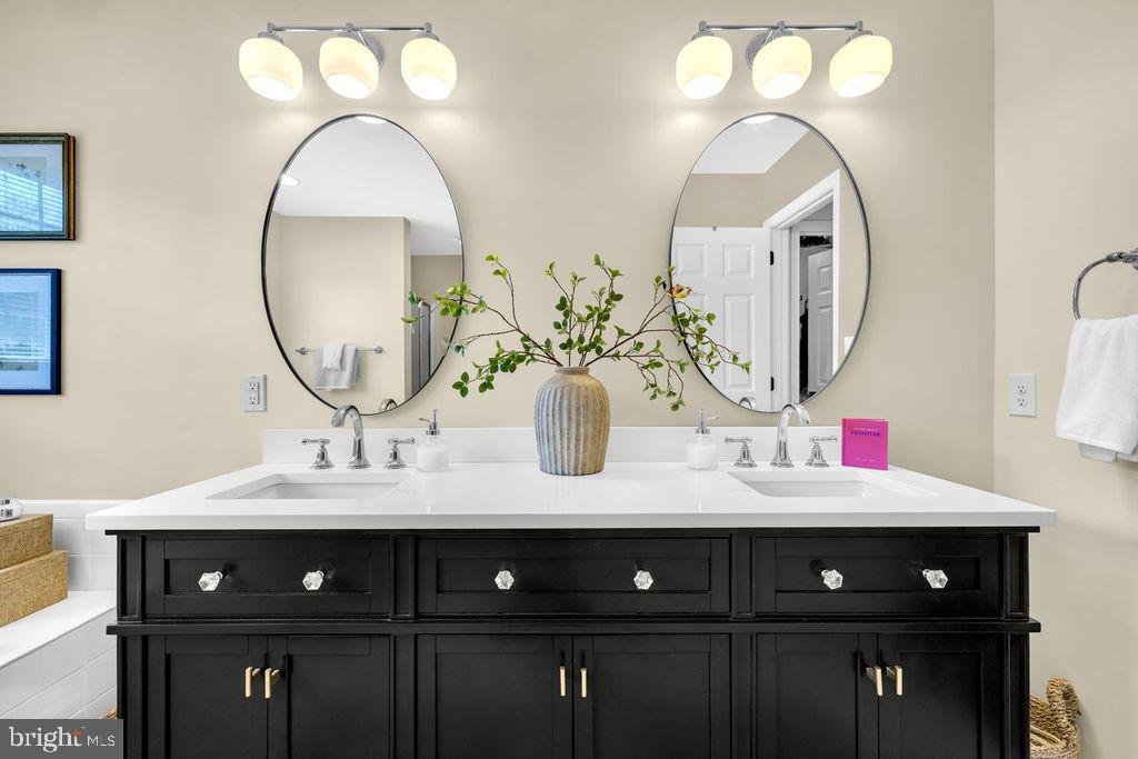5616 Ryans Run Road East New Market, MD 21631 - Photo 29 of 57 Elegant dual-sink bathroom oasis.