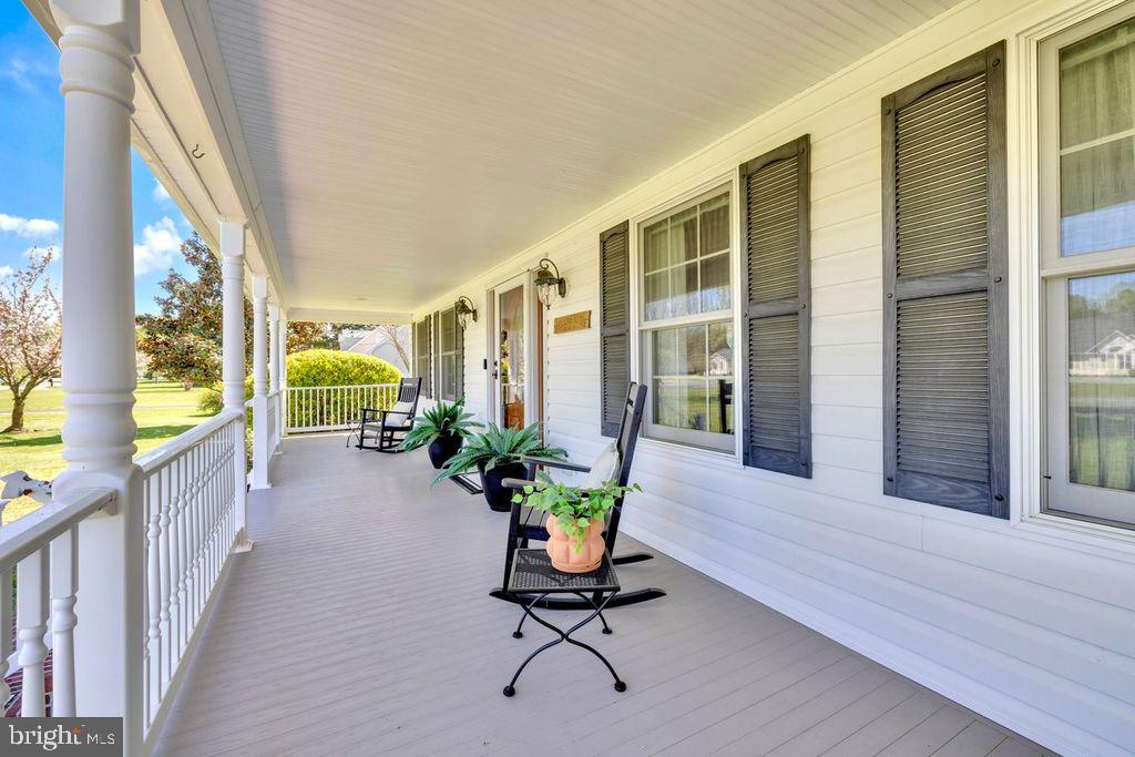 5616 Ryans Run Road East New Market, MD 21631 - Photo 54 of 57 Charming porch with inviting views.