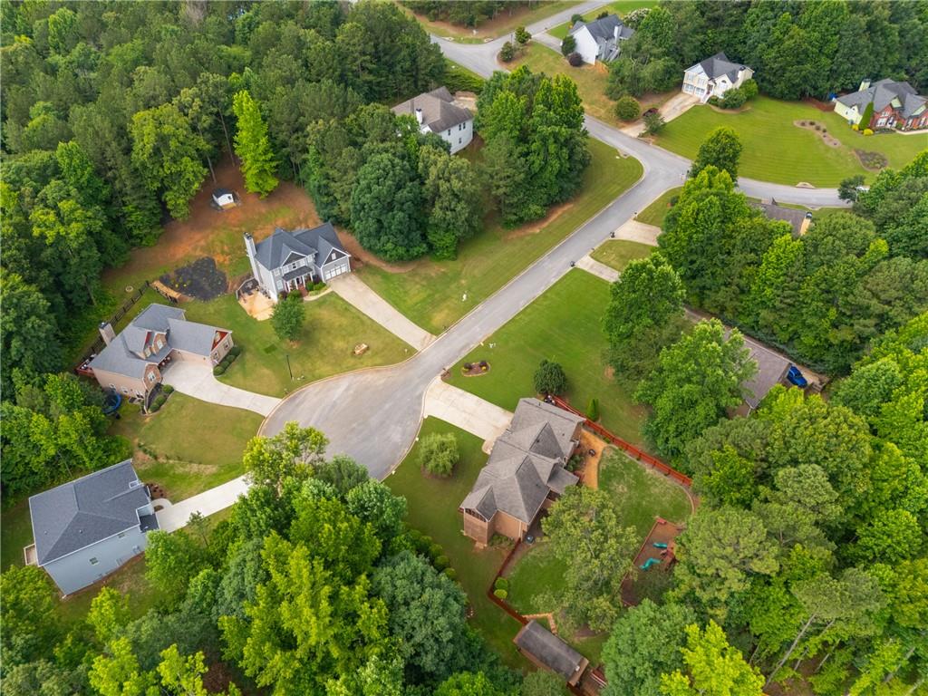 55 Meridian Point Dallas, GA 30132 - Photo 41 of 45 an aerial view of a house with a yard