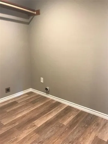 a view of a room with an empty space