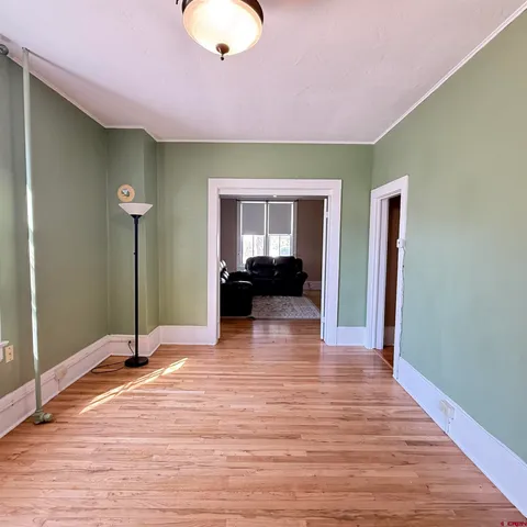 an aerial view of residential house with outdoor space