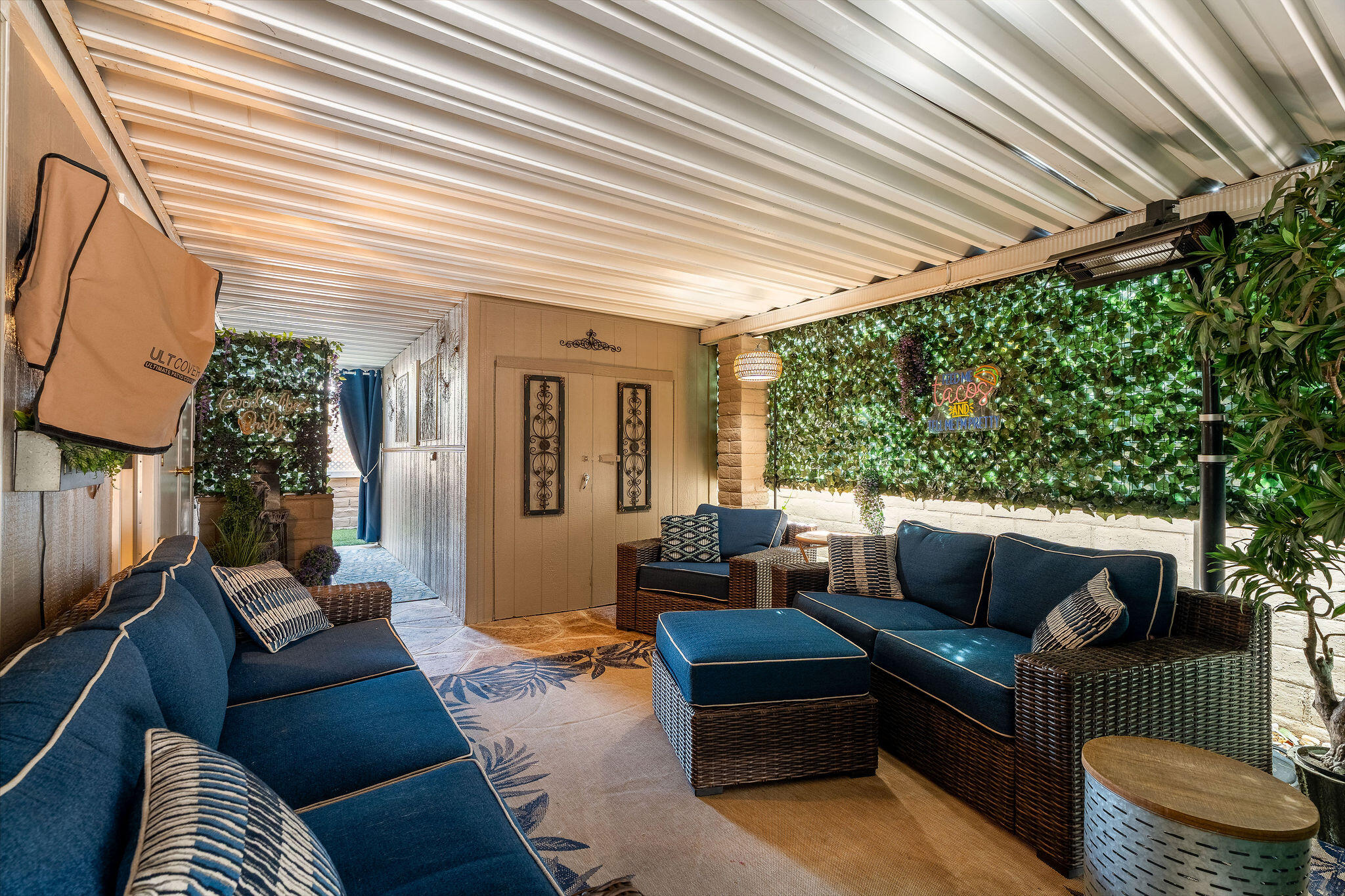 109 International Boulevard Rancho Mirage, CA 92270 - Photo 38 of 64 a outdoor living space with furniture and garden view