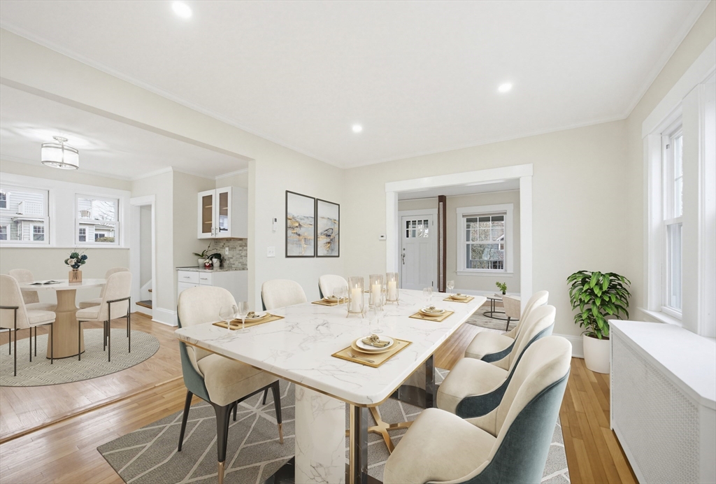 29 Shawmut Terrace Framingham, MA 01702 - Photo 17 of 42 a view of a dining room with furniture and window