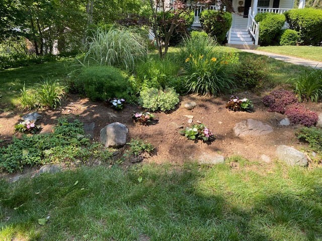 29 Shawmut Terrace Framingham, MA 01702 - Photo 41 of 42 a view of a garden with a fountain