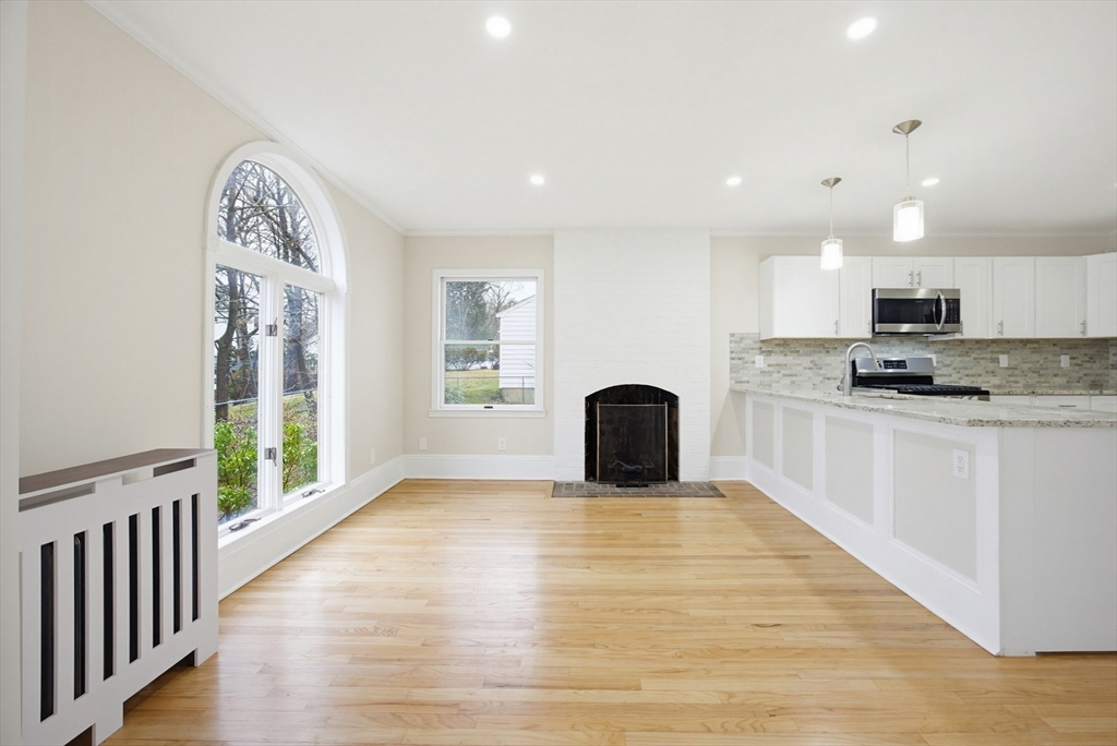 29 Shawmut Terrace Framingham, MA 01702 - Photo 8 of 42 a view of a kitchen with microwave and cabinets