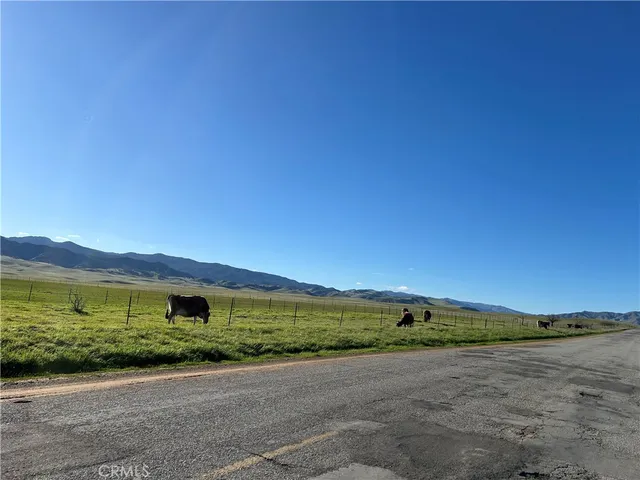a view of an outdoor space with mountain view