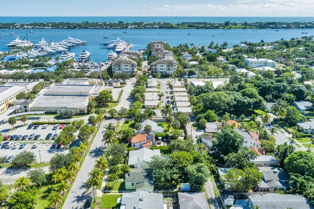 an aerial view of a city with lots of residential buildings