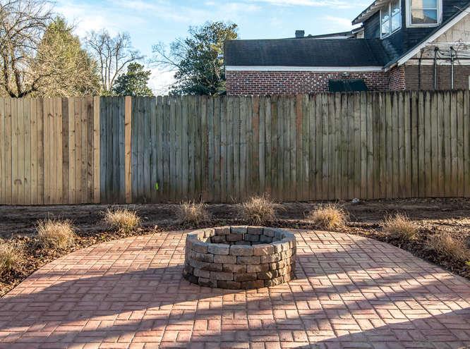 324 North Spring Street Murfreesboro, TN 37130 - Photo 18 of 23 STAMPED CONCRETE PATIO WITH A FIRE PIT