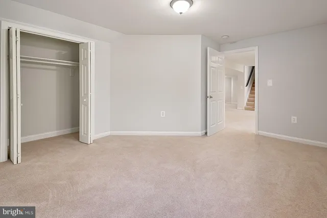 a view of an empty room