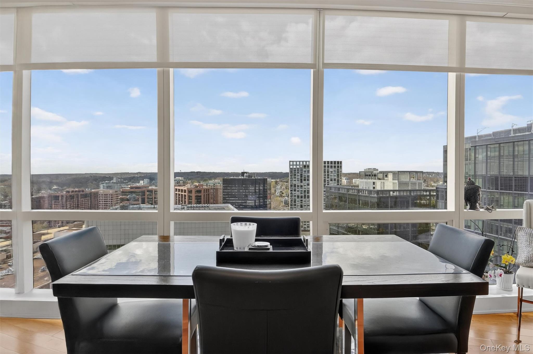 5 Renaissance Square, Unit 26E White Plains, NY 10601 - Photo 11 of 21 a view of a terrace with furniture