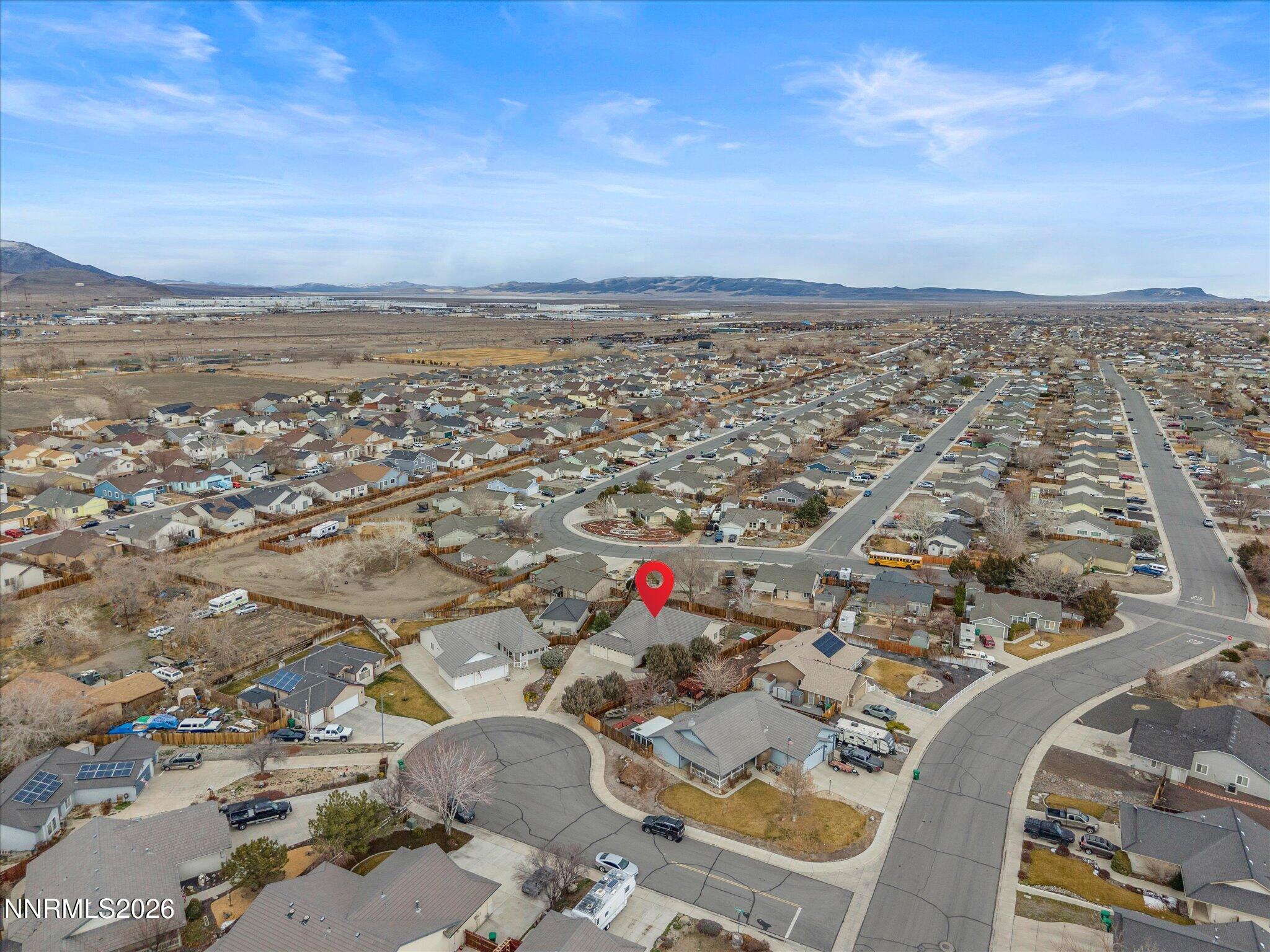 112 Alexander Court Fernley, NV 89408 - Photo 51 of 61 an aerial view of a city