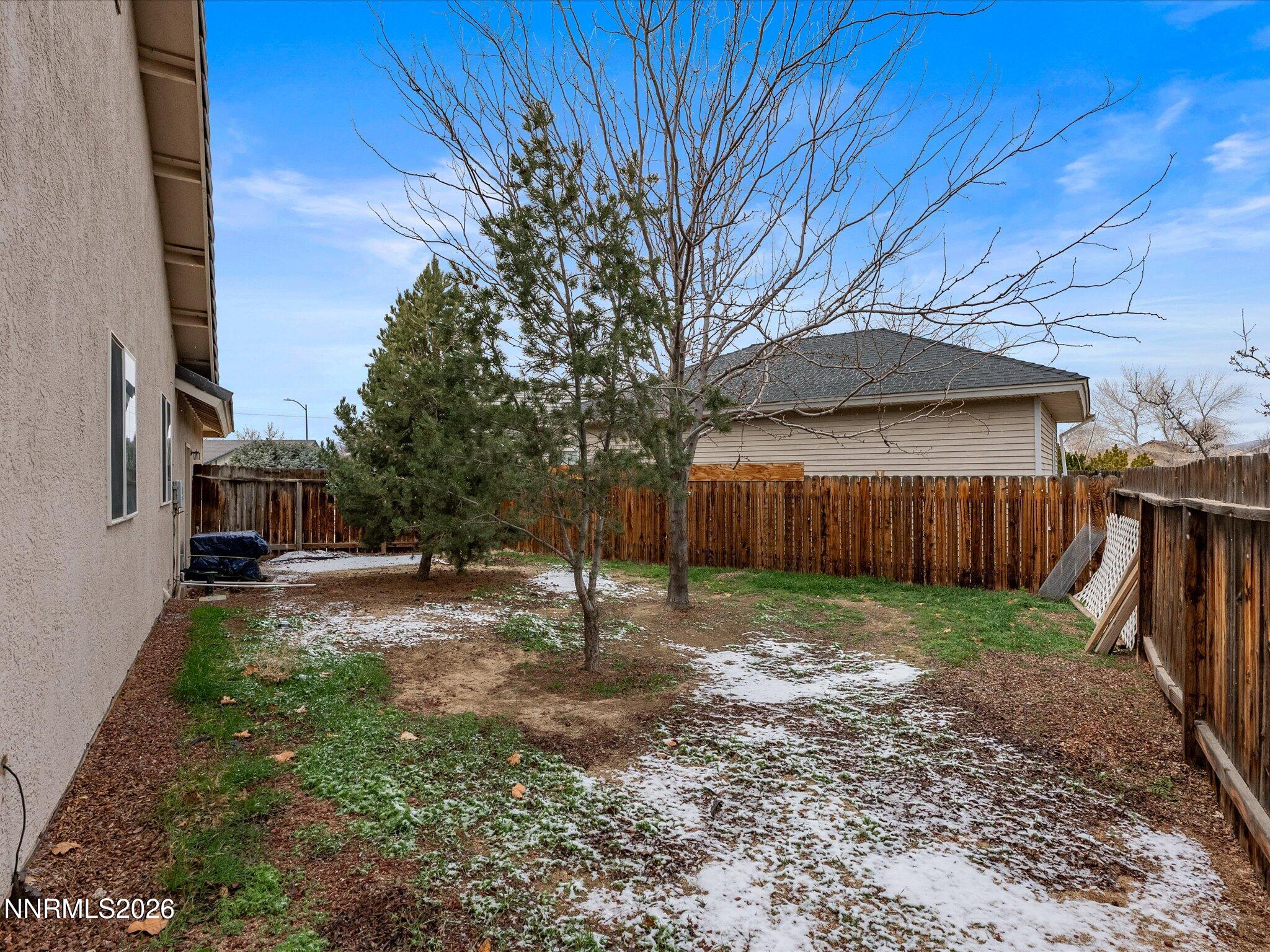 112 Alexander Court Fernley, NV 89408 - Photo 60 of 61 a backyard of a house with lots of green space
