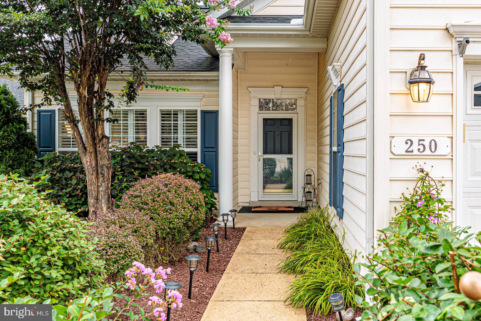 250 Concerto Avenue Centreville, MD 21617 - Photo 34 of 34 a front view of a house with a yard and flowers