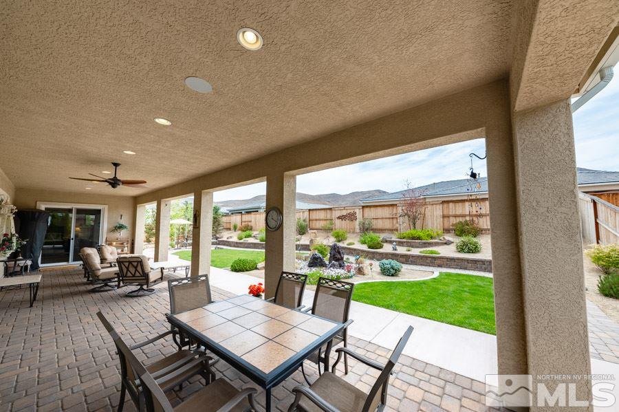 9850 Firefoot Lane Reno, NV 89521 - Photo 24 of 40 a outdoor space with furniture and garden view