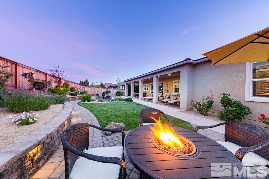 9850 Firefoot Lane Reno, NV 89521 - Photo 39 of 40 a view of swimming pool and outdoor seating