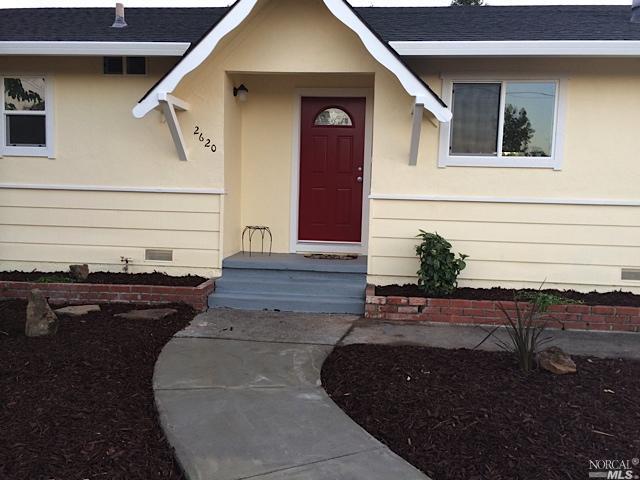 2620 Navajo Street Santa Rosa, CA 95403 - Photo 1 of 1 a front view of a house with garage