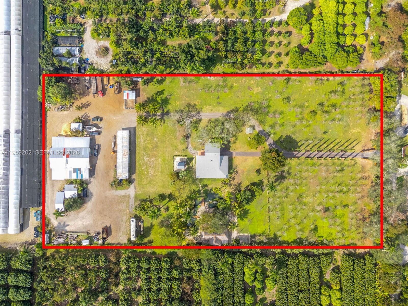 19820 Southwest 244th Street Homestead, FL 33031 - Photo 51 of 52 FOOTPRINT VIEW OF THE 5 ACRES.