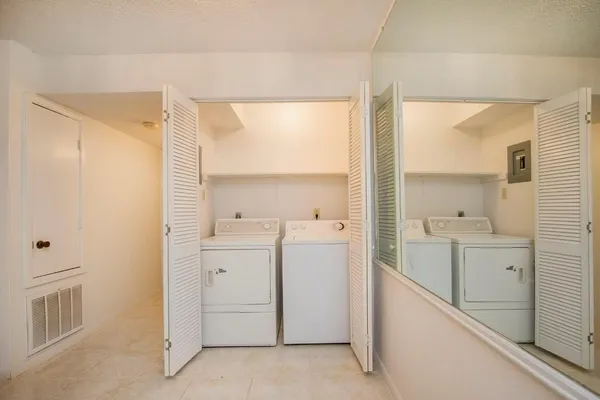 a view of a bathroom with a shower