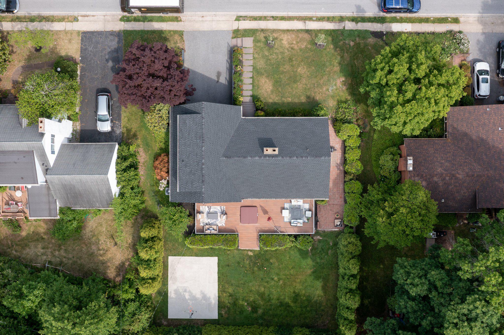 7006 Copeleigh Road Baltimore, MD 21212 - Photo 39 of 43 an aerial view of a house with a yard swimming pool and outdoor seating