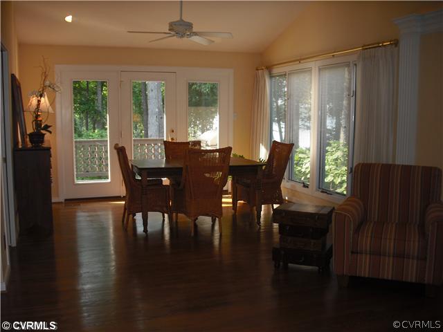 5806 Spinnaker Cove Road Midlothian, VA 23112 - Photo 4 of 12 Dining Room - Dining room or Sunroom with incredible Waterviews