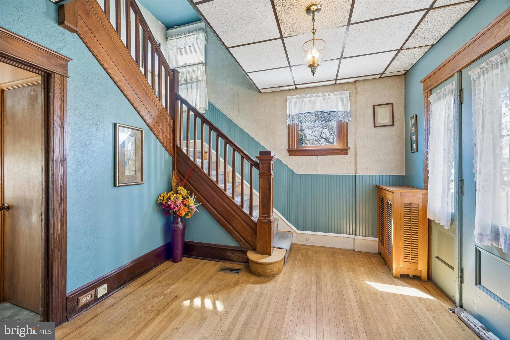 620 Gilbert Road Ridley Park, PA 19078 - Photo 2 of 35 a view of entryway with wooden floor and stairs