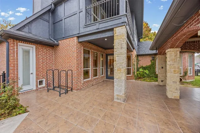 a view of a house with porch and wooden floor
