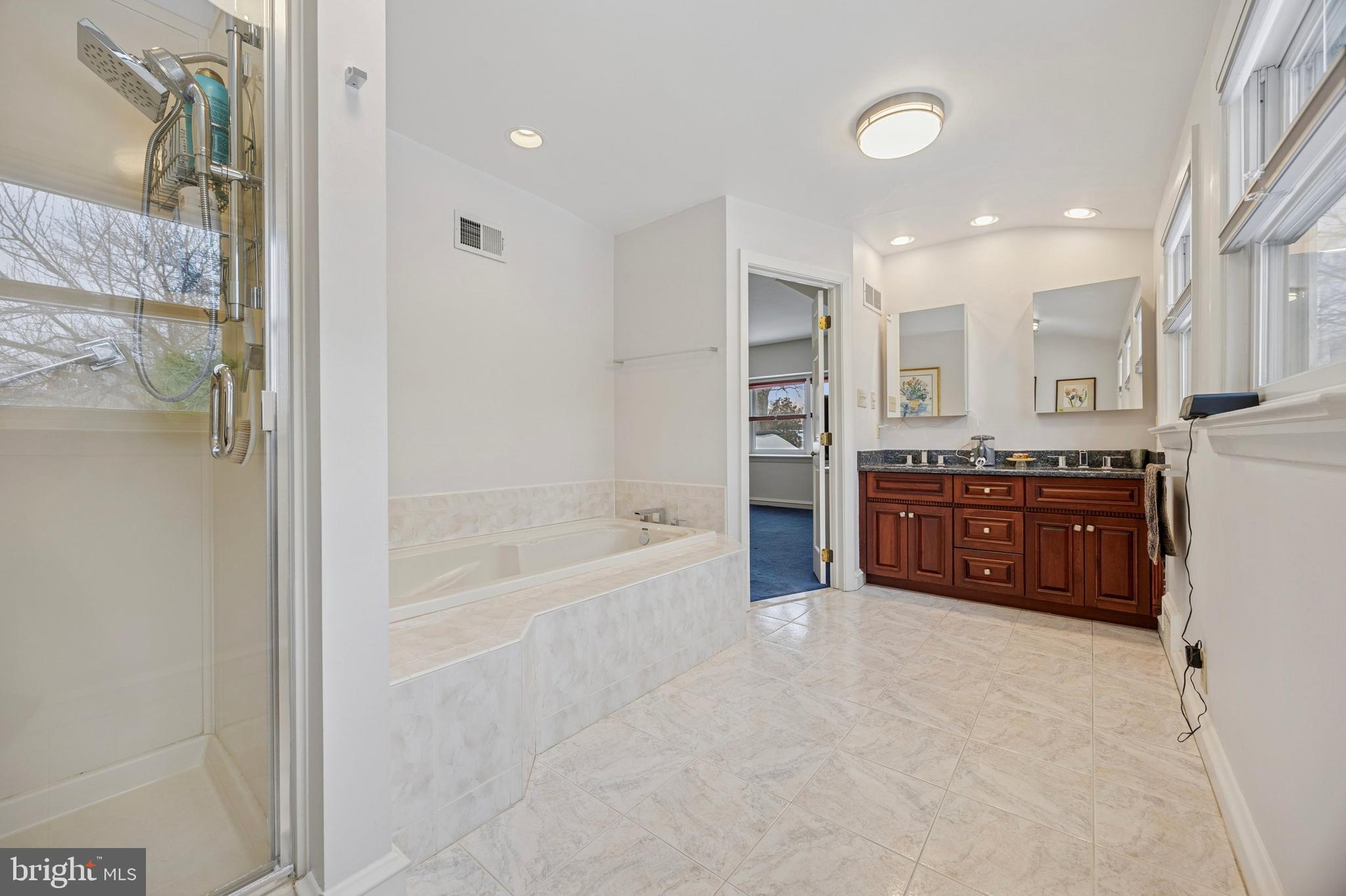 505 Red Leaf Road Wynnewood, PA 19096 - Photo 32 of 35 Very large Primary Bath with double sinks