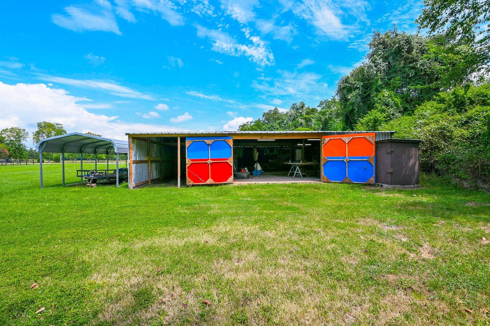 22035 Buescher Road Tomball, TX 77377 - Photo 8 of 44 a view of outdoor space yard and patio