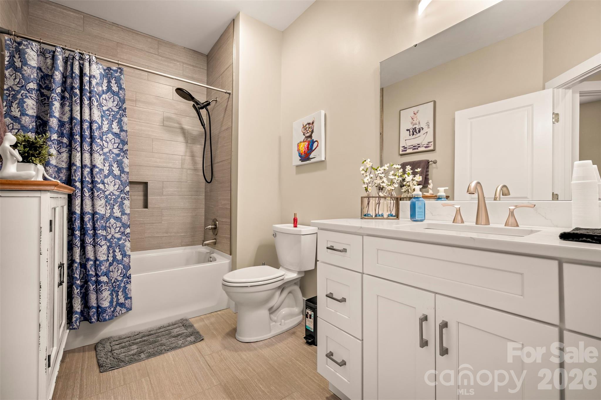 457 Edwards Street Extension Rutherfordton, NC 28139 - Photo 10 of 39 a bathroom with a sink toilet and shower