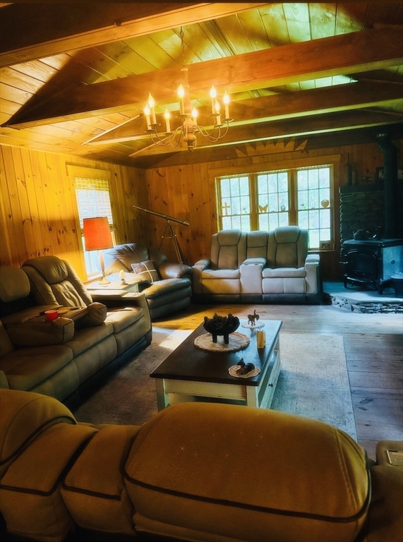 203 Brooks Road Templeton, MA 01468 - Photo 5 of 11 a living room with furniture and a large window
