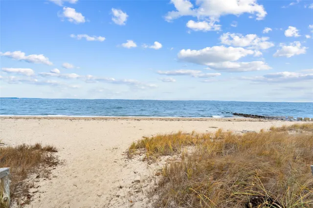 a view of an ocean and beach