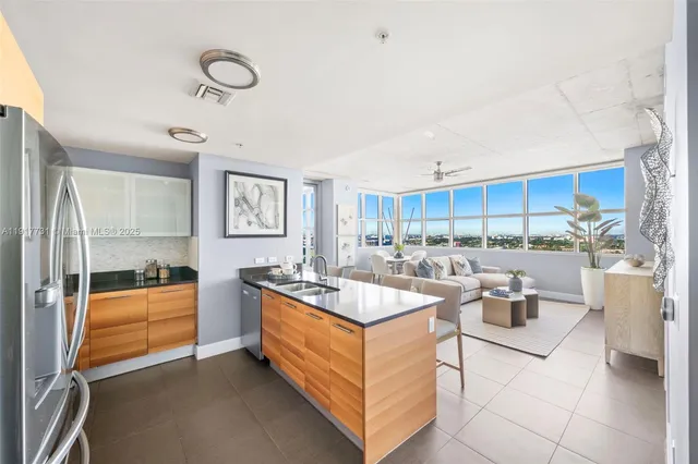 a very nice looking room with a large window