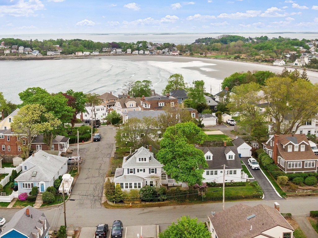 3 Baker Road Nahant, MA 01908 - Photo 12 of 41 an aerial view of a city with houses