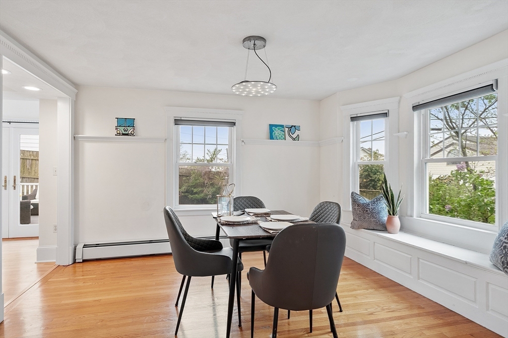 3 Baker Road Nahant, MA 01908 - Photo 13 of 41 a view of a dining room with furniture window and outside view