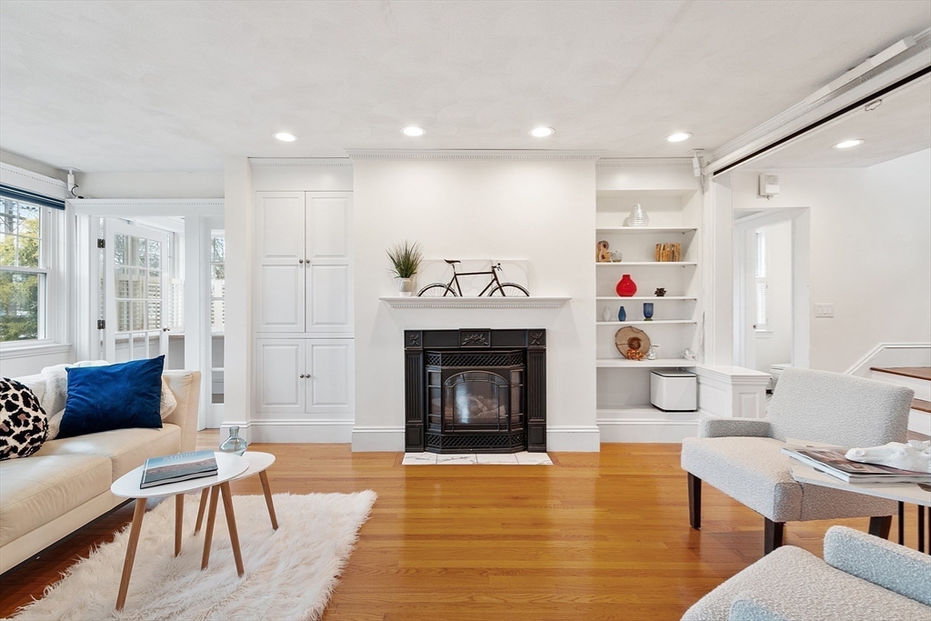 3 Baker Road Nahant, MA 01908 - Photo 6 of 41 a living room with furniture and a fireplace