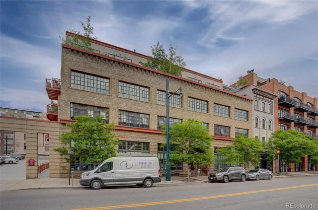 a car parked in front of a building