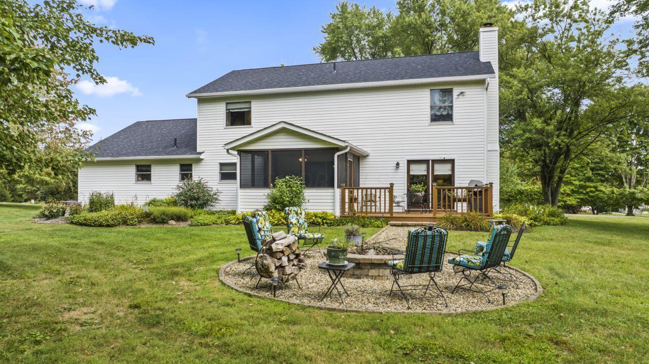 1550 Swans Road Northeast Newark, OH 43055 - Photo 54 of 65 Firepit and Back of Home