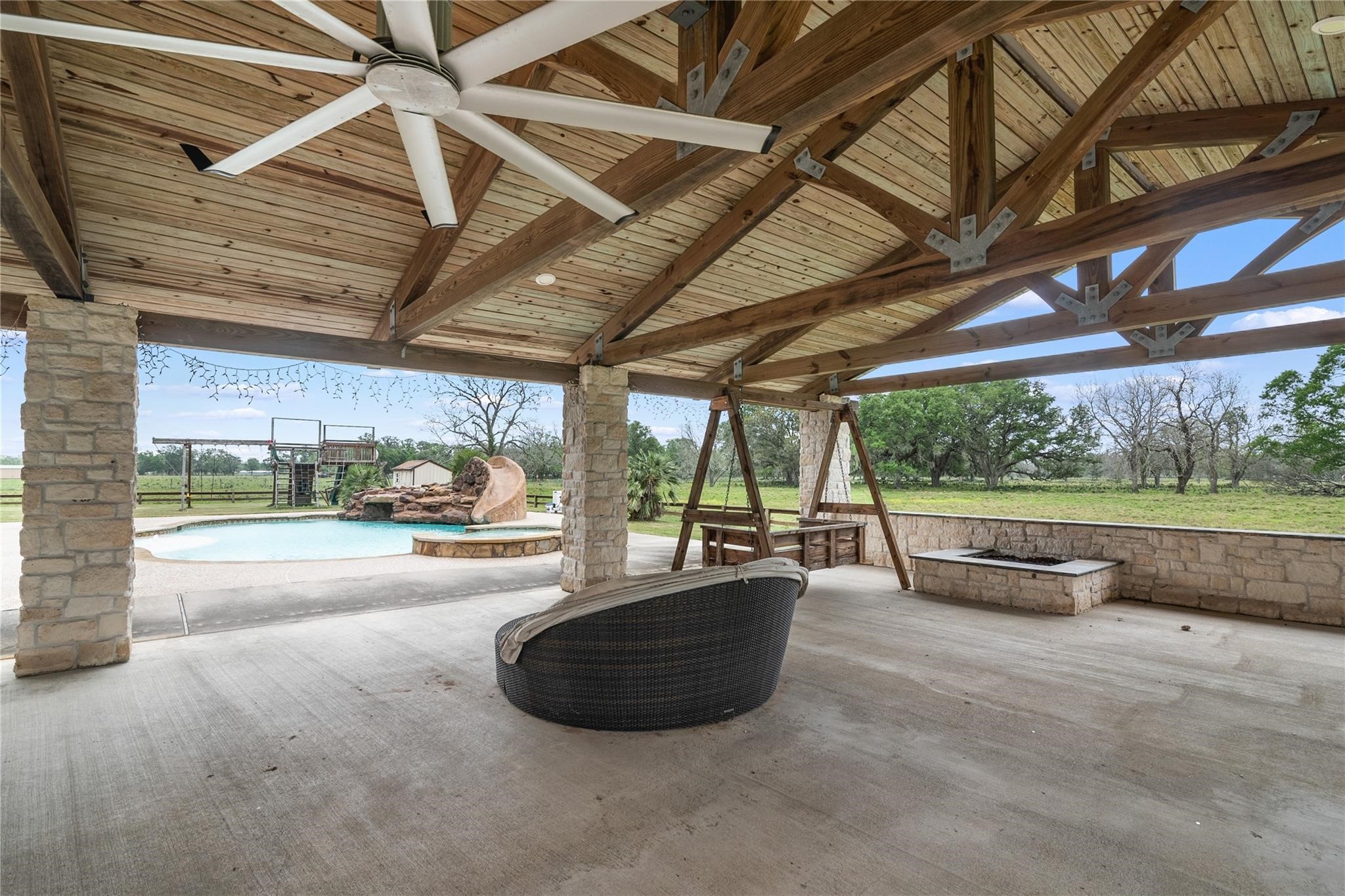 8821 FM 524 Road Sweeny, TX 77480 - Photo 42 of 47 a view of outdoor space with seating