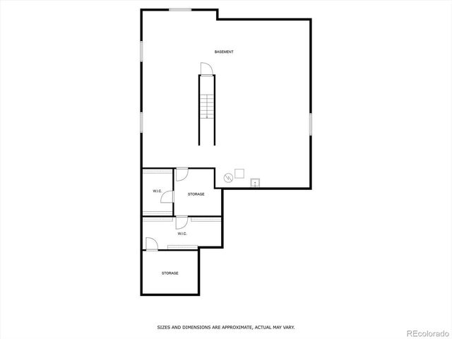 a picture of a bathroom with a picture of a wall