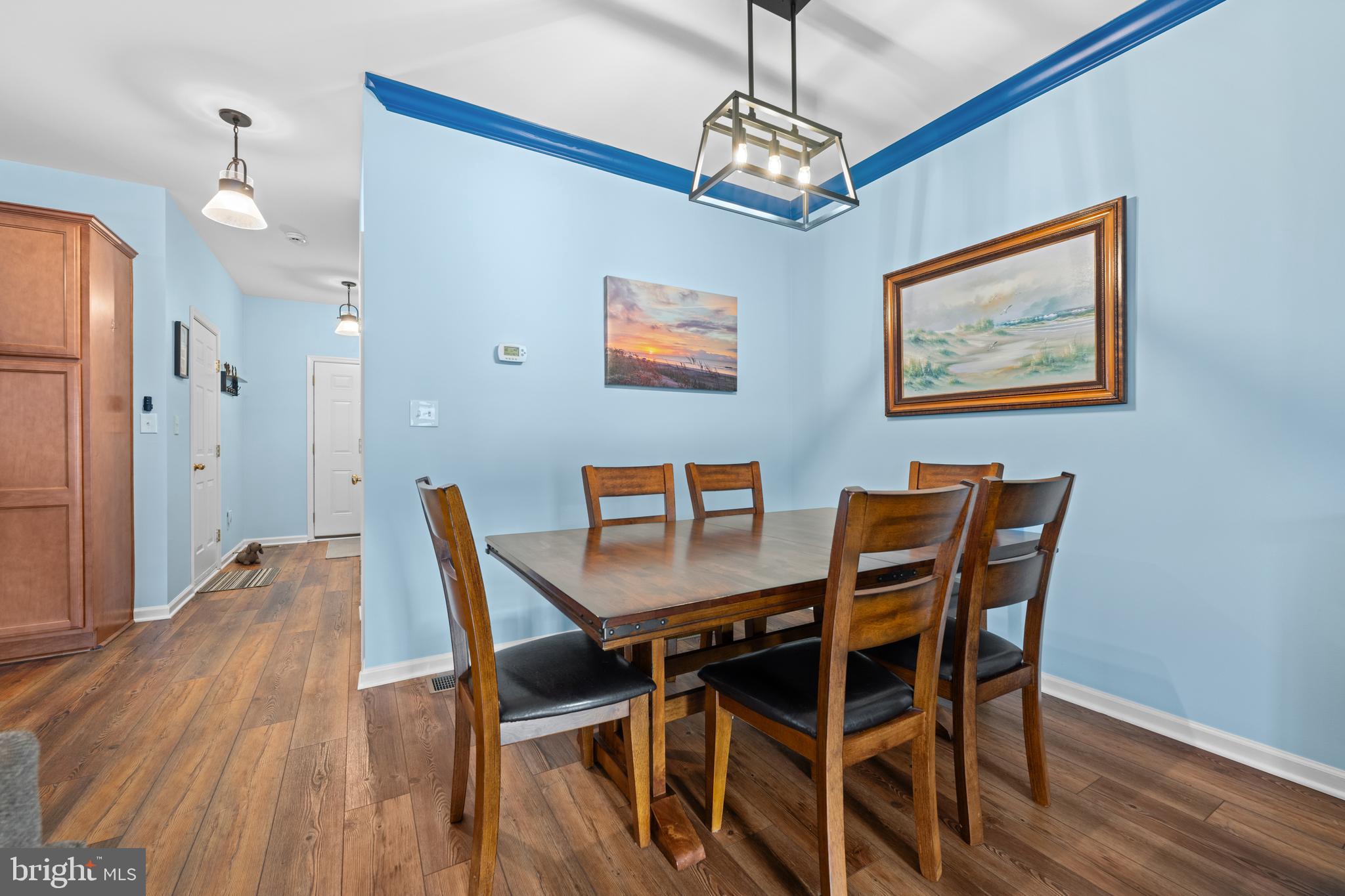 493 Buchanan Road Perkasie, PA 18944 - Photo 10 of 33 a view of a dining room with furniture and wooden floor